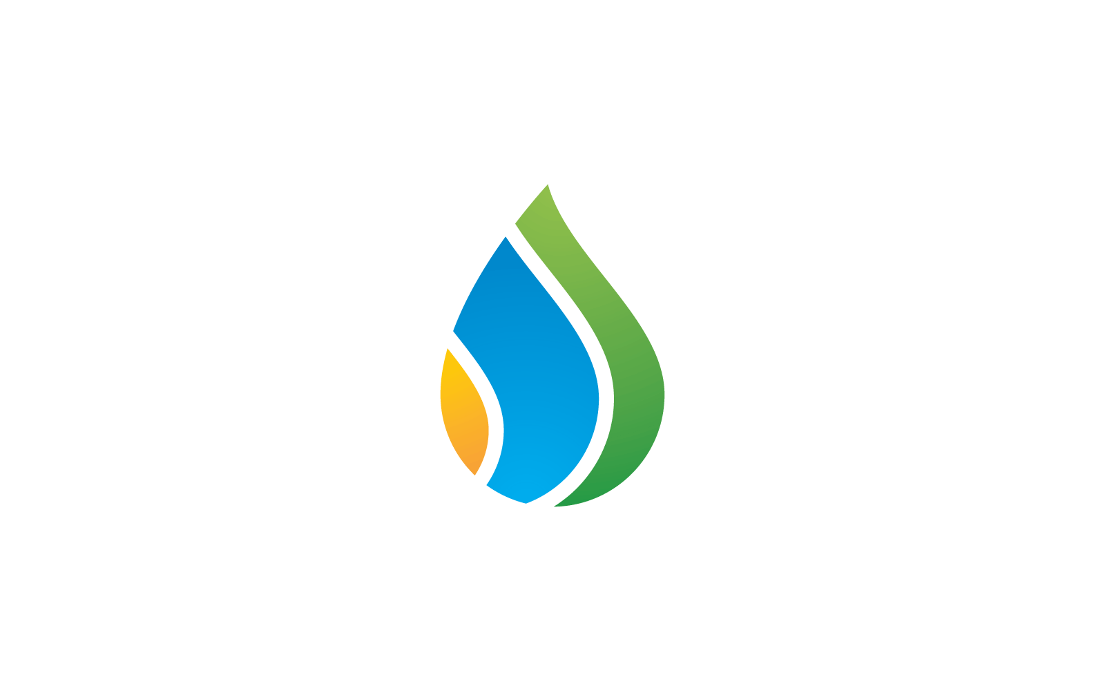 Vízcsepp Illusztráció Logo Vector Design