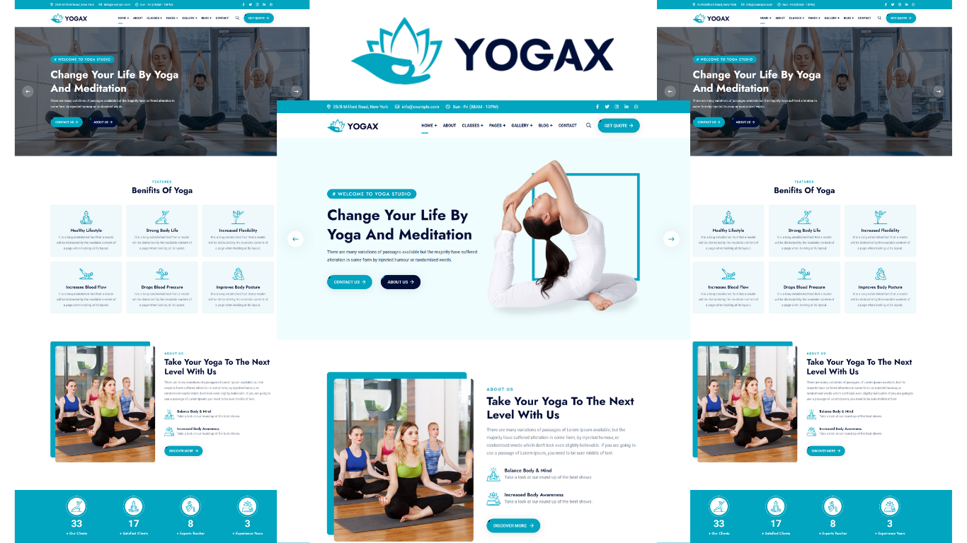 Yogax - Yoga And Meditation HTML5 Template