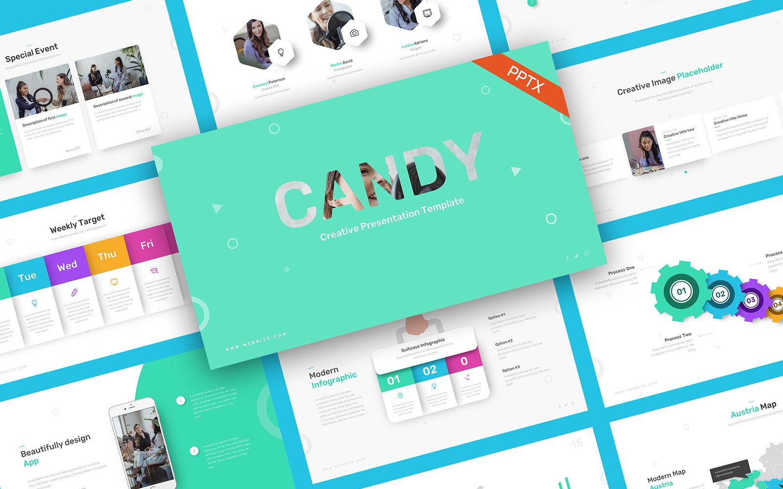 Template #243269 Business Chart Webdesign Template - Logo template Preview