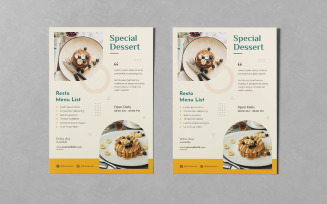 Food Flyer Design PSD Templates