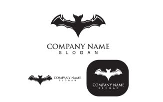 Bat Logo Vector Icon Template Illustration Design V1