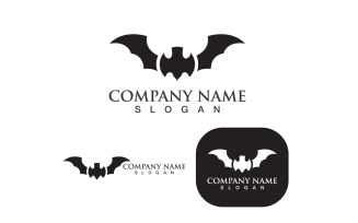 Bat Logo Vector Icon Template Illustration Design V3