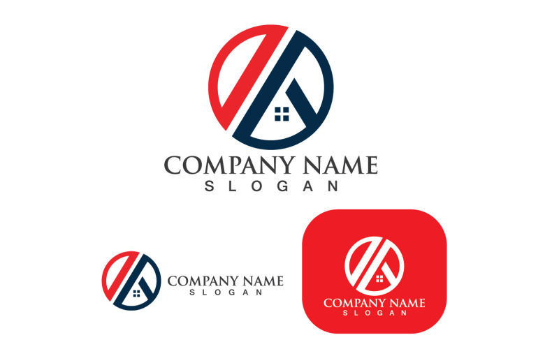 Home And Building Logo And Symbol V11 Logo Template