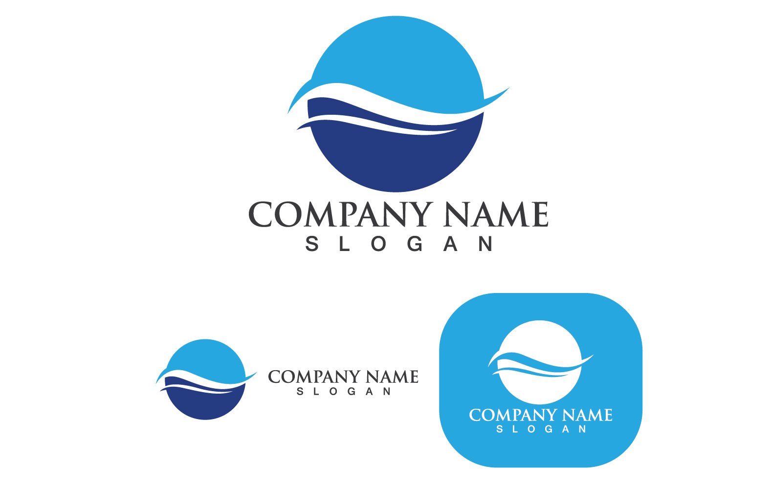 Kit Graphique #243427 Wave Logo Divers Modles Web - Logo template Preview