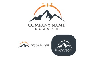 Mountain Logo Vector Illustration Design V3