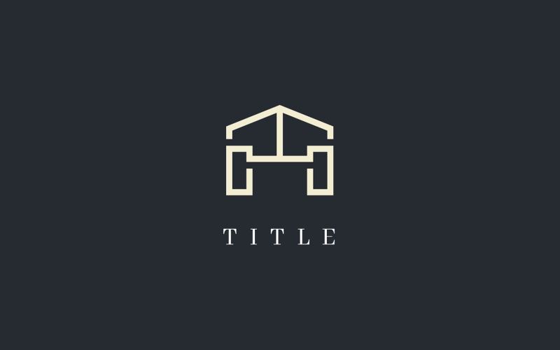 Luxury Diverse Home House Interior Architect Logo Logo Template