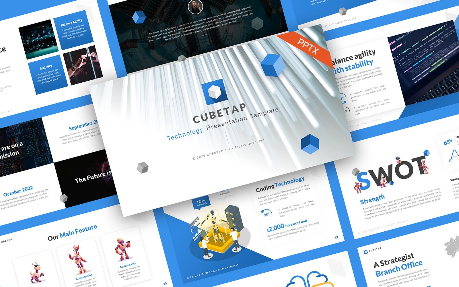 Template #243741 Communication Computer Webdesign Template - Logo template Preview