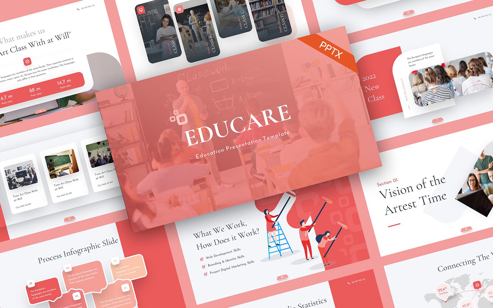 Template #243769 Classroom Colorful Webdesign Template - Logo template Preview