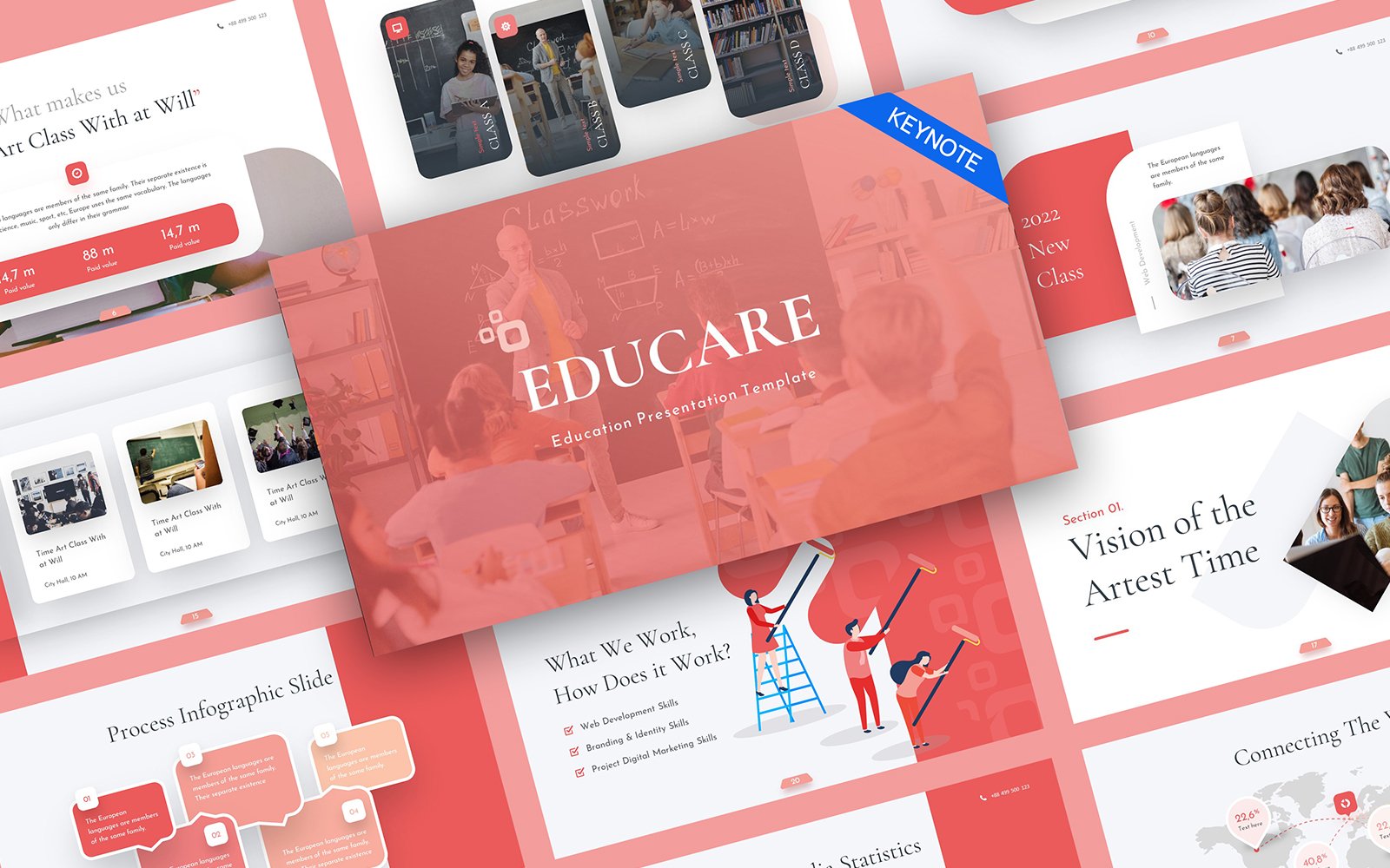 Template #243770 Classroom Colorful Webdesign Template - Logo template Preview