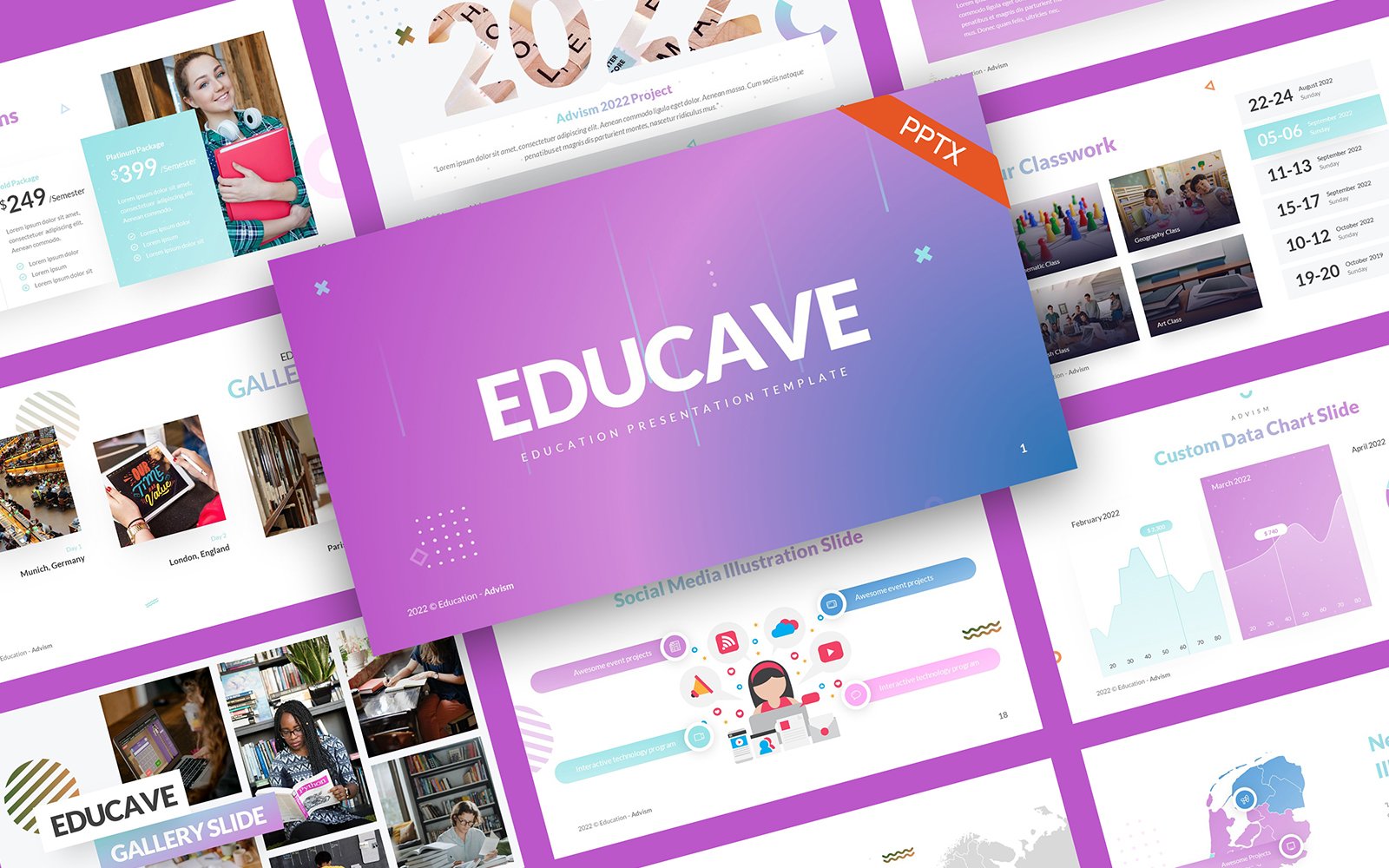 Template #243788 Classroom Colorful Webdesign Template - Logo template Preview