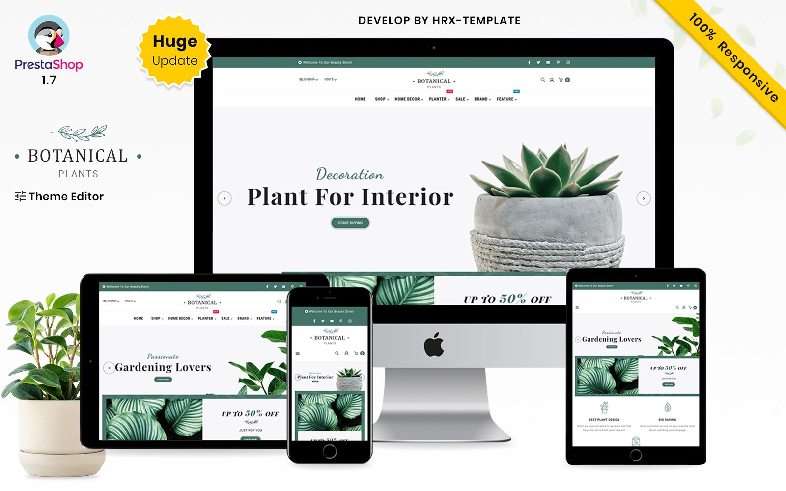 Template #243801 Plants Organic Webdesign Template - Logo template Preview
