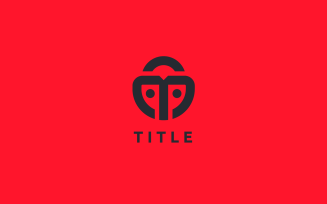 Minimalistic Modernity Beetle Red Logo