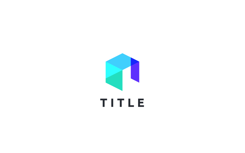 Contemporary Lite Sense n ni Overlay Flat Letterform Logo Logo Template