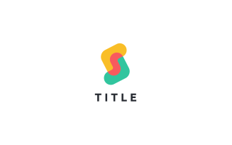 Contemporary Lite Sense S Flat Letterform Logo