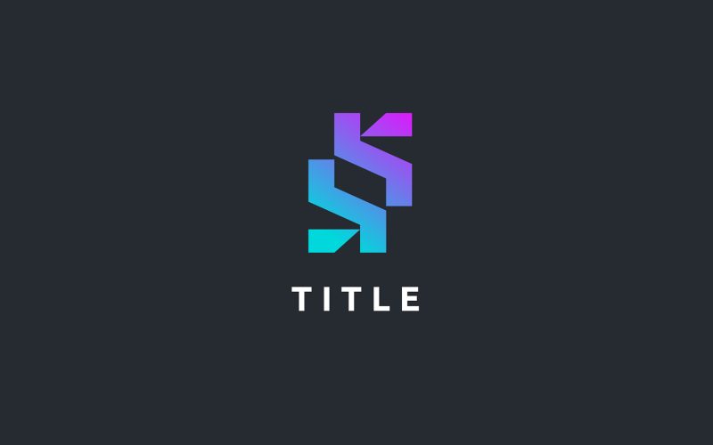 Contemporary Lite SS Tech Data Crypto Logo Logo Template