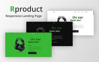Rproduct - Responsive Landing Page