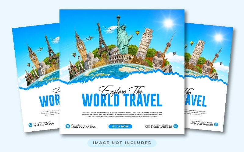 Kit Graphique #244279 Travel Social Divers Modles Web - Logo template Preview