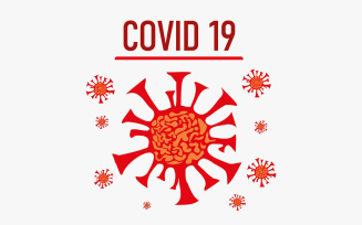 Covid 19 Virus Vector Illustration