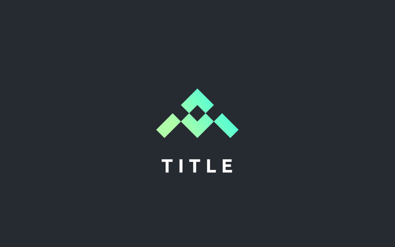 Modern Lite Sense A Shade Tech Fintech Logo Logo Template