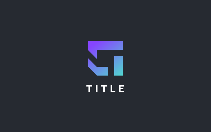 Modern Lite Sense G Shade Tech Fintech Logo Logo Template