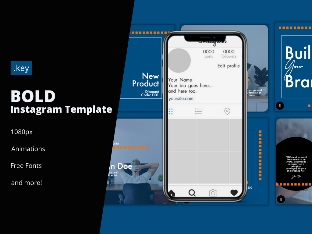 Bold - Business Instagram Template