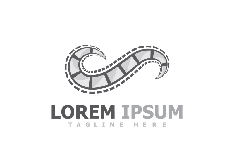 Film Strip Movie Video Logo V13 Logo Template