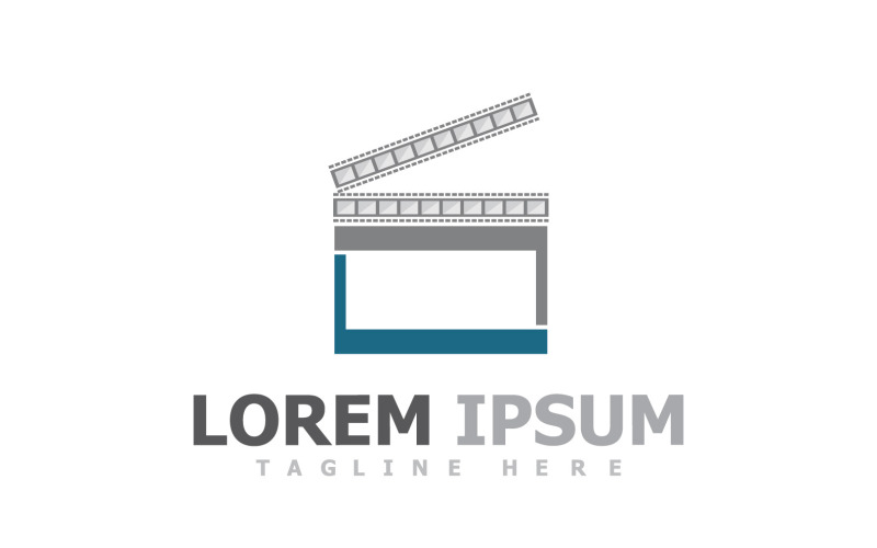 Film Strip Movie Video Logo V14 Logo Template