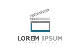 Film Strip Movie Video Logo V14