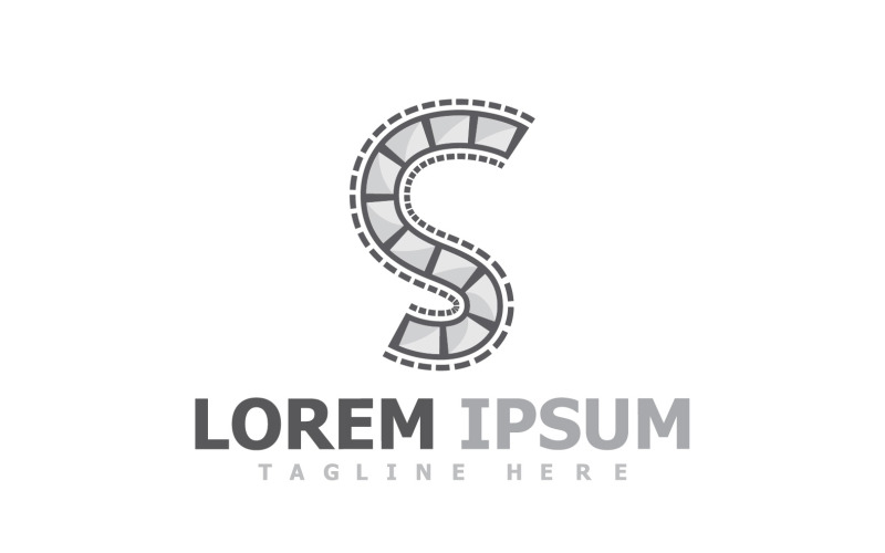 Film Strip Movie Video Logo V16 Logo Template