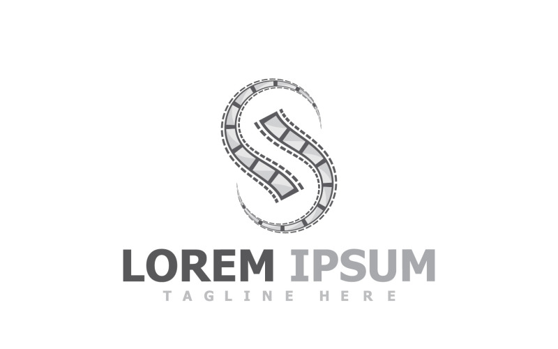 Film Strip Movie Video Logo V23 Logo Template