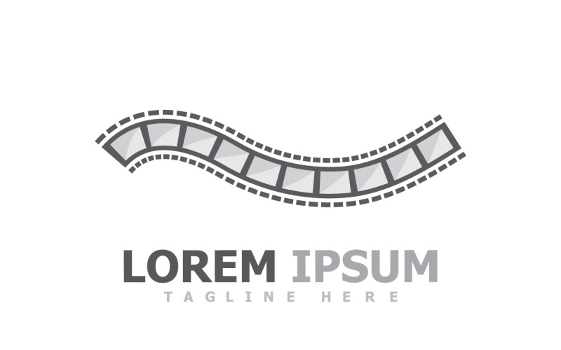 Film Strip Movie Video Logo V30 Logo Template