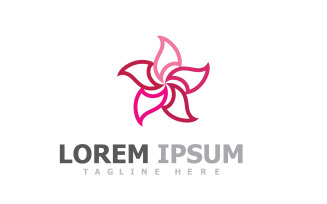 Flower Design Elements Logo V6
