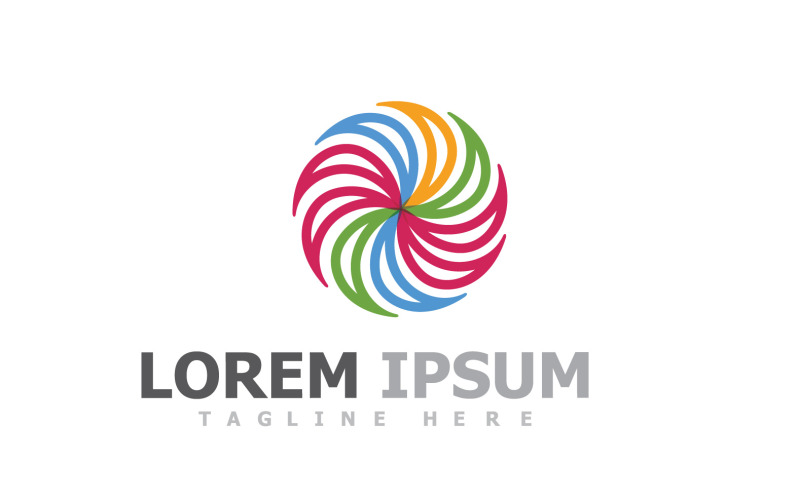 Flower Design Elements Logo V7 Logo Template