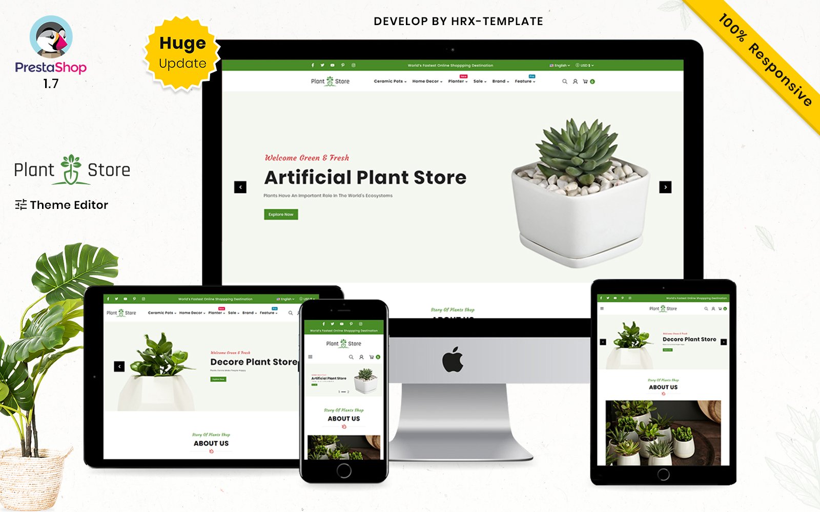 Template #244643 Ecommerce Plants Webdesign Template - Logo template Preview