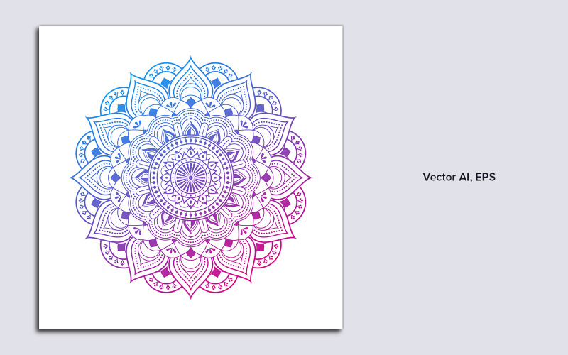 Luxury Mandala Background Vector Template