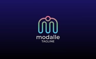 Professional Modalle Letter M Logo Template
