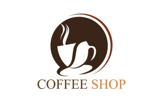 Coffee Shop Logo Template V17