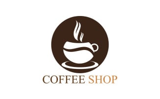 Coffee Shop Logo Template V28