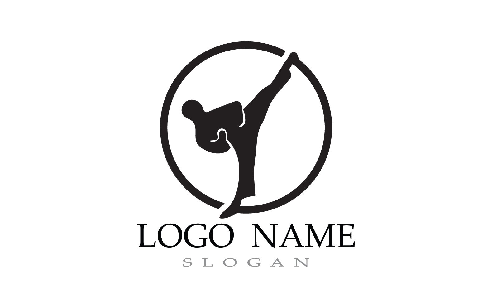 Template #245018 Karate Sport Webdesign Template - Logo template Preview