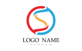 S Letter Business Logo Template V19