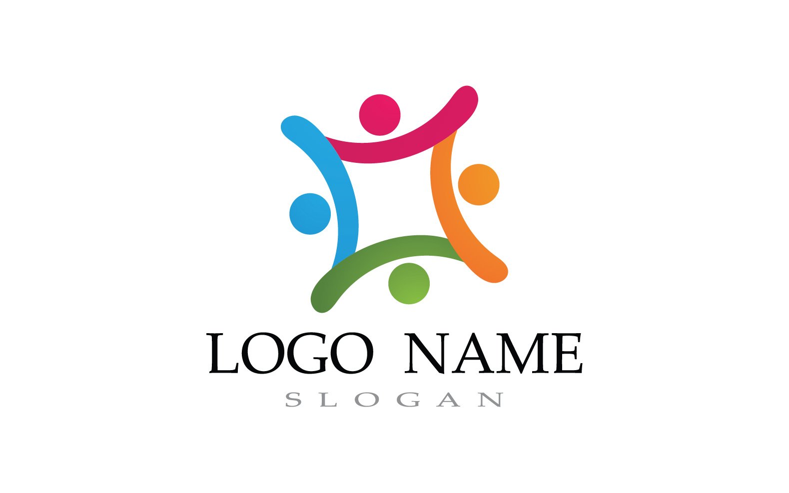 Template #245112 People Logo Webdesign Template - Logo template Preview