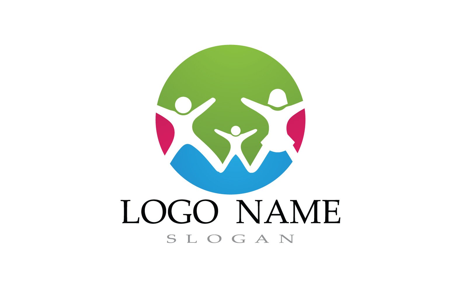 Template #245117 People Logo Webdesign Template - Logo template Preview