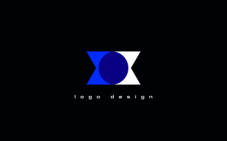 Dynamic Monogram Letter DX Logo