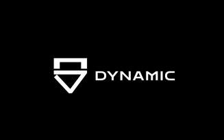 Dynamic Line Letter S Logo