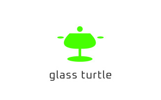 Glass Turtle Clever Meaning Logo