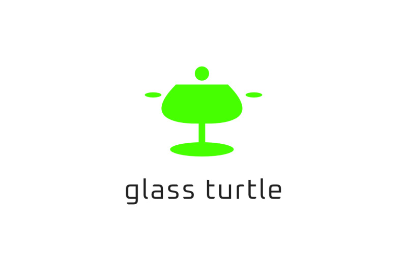 Glass Turtle Clever Meaning Logo Logo Template