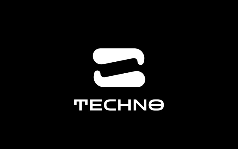 Letter S Tech Future Display Logo Logo Template