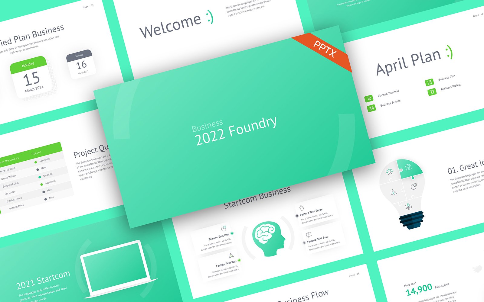 Template #245316 Business Plan Webdesign Template - Logo template Preview