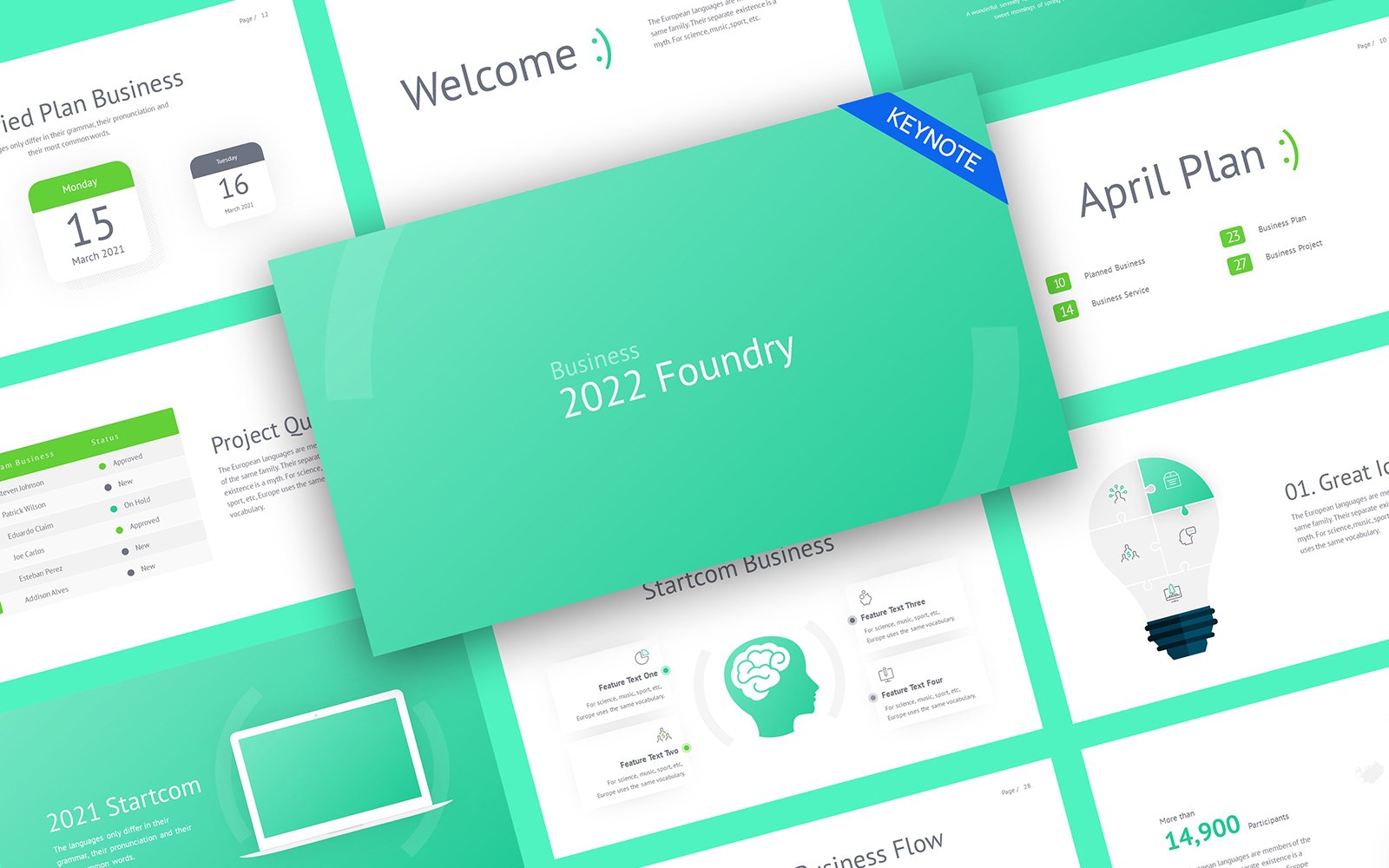 Template #245317 Business Plan Webdesign Template - Logo template Preview