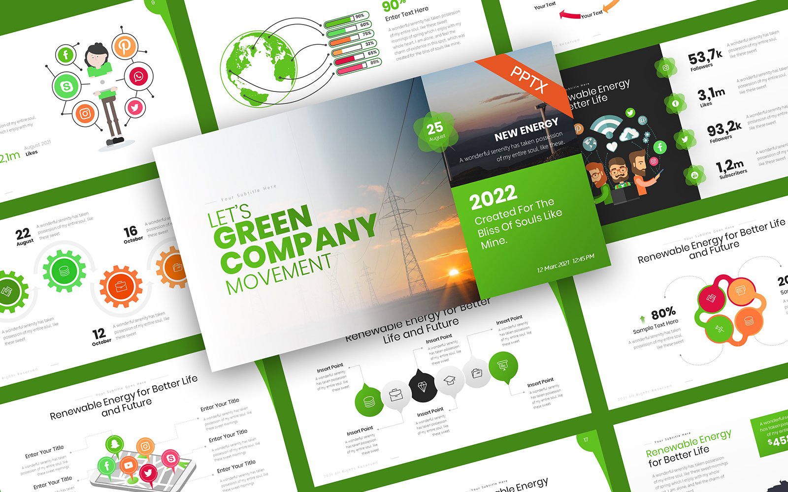 Kit Graphique #245332 �co �cology Web Design - Logo template Preview
